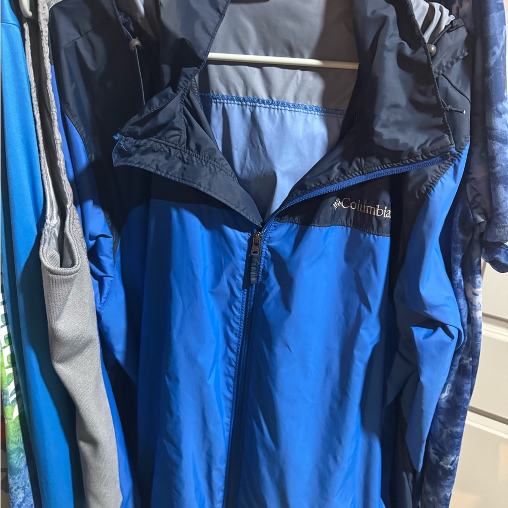 Columbia Blue Raincoat for Men